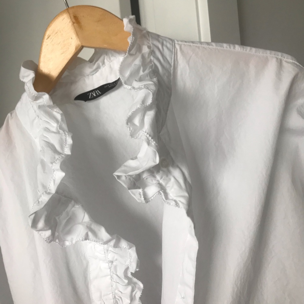 ZARA oversized poplin shirt
